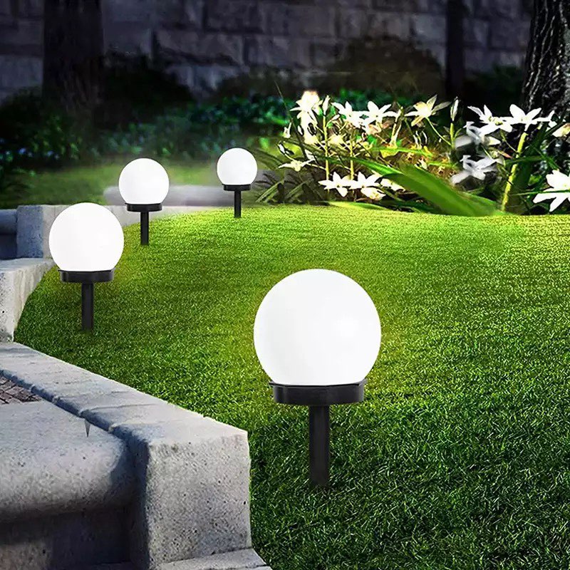 Okrugle Solarne Lampe za dvorište - Set od 4 komada