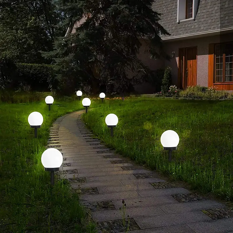 Okrugle Solarne Lampe za dvorište - Set od 4 komada