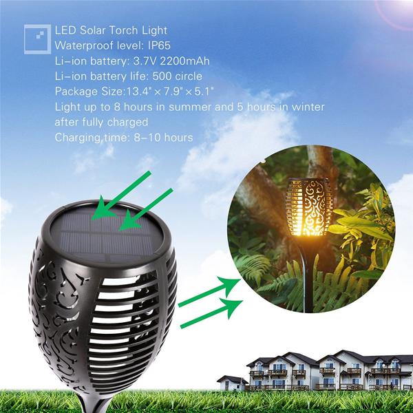 Solarna lampa za baštu - Baklja