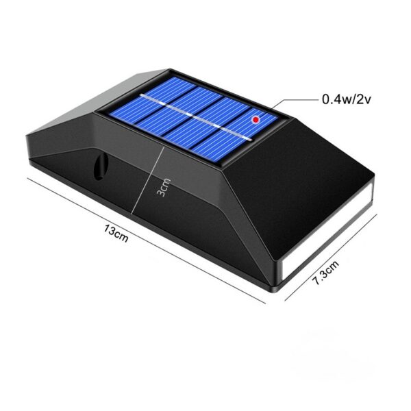 Zidna solarna ambijentalna lampa K002 – 2 kom - Image 2