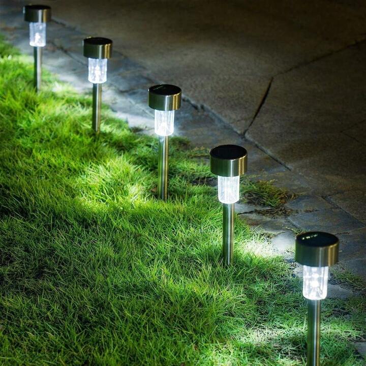 Solarne lampe za dvorište – Set od 10 komada